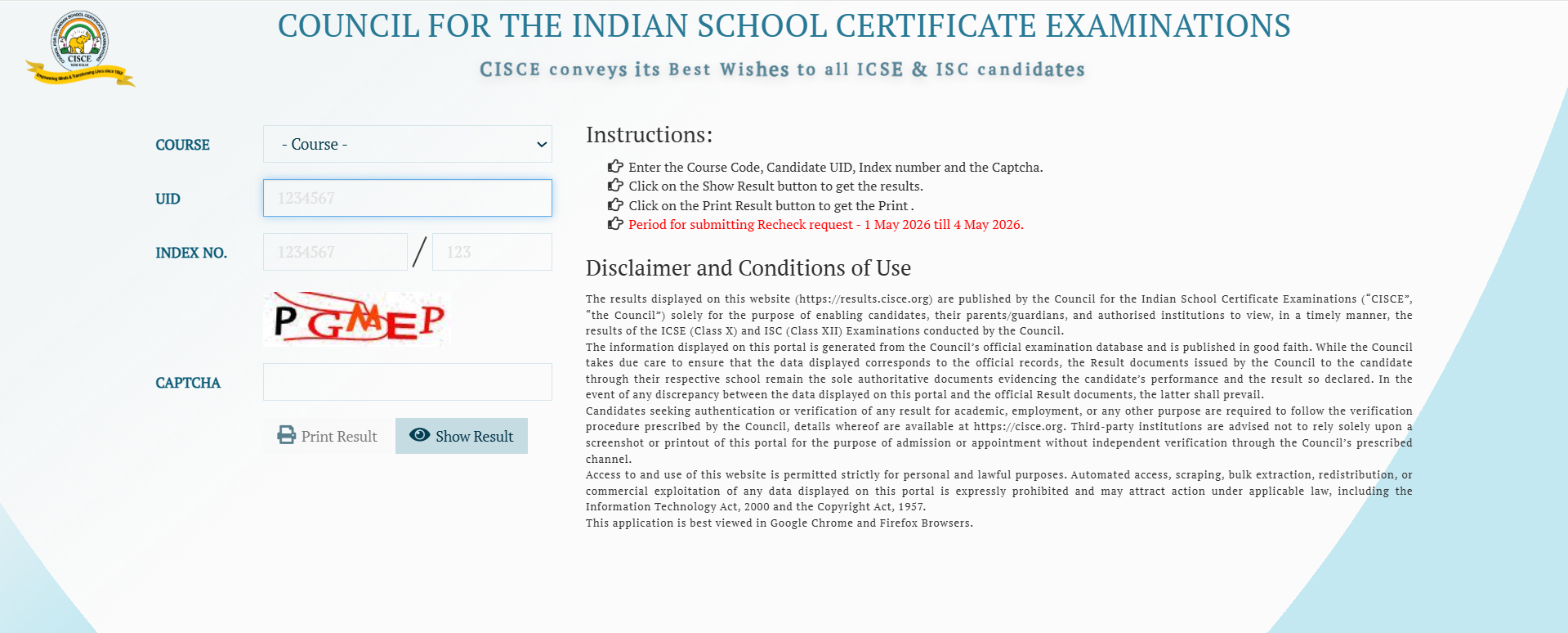 ICSE, ISC Results 2026 (OUT) @cisce.org LIVE | Check CISCE Results Class 10 & 12 Direct Link, Top Performers