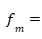 Maximum frequency of the signal.