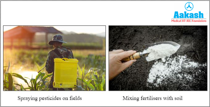 Applying agrochemicals in agricultural lands