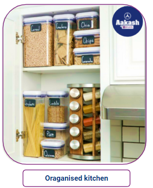 oraganised kitchen