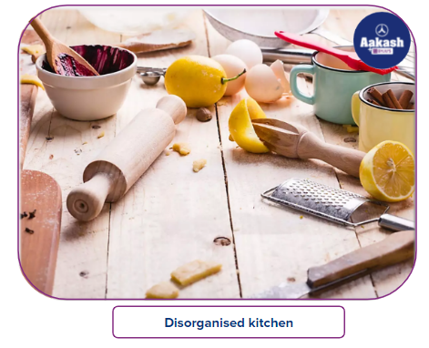 disorganised kitchen