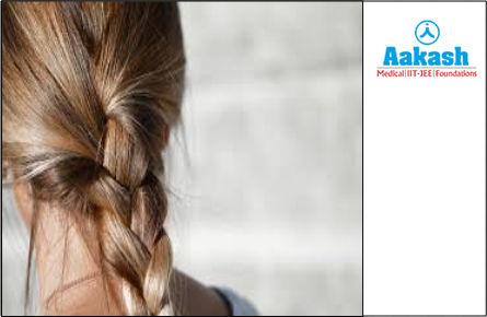 Keratin protein in hair